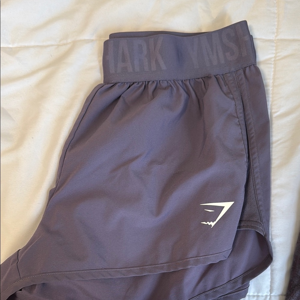 Gymshark Gray Athletic Shorts Lightweight Performance
